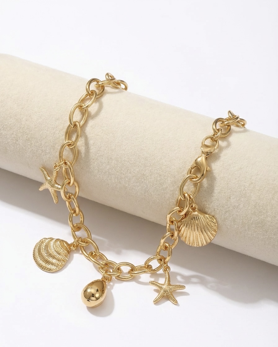 Elise Gold Hand Chain Bracelet