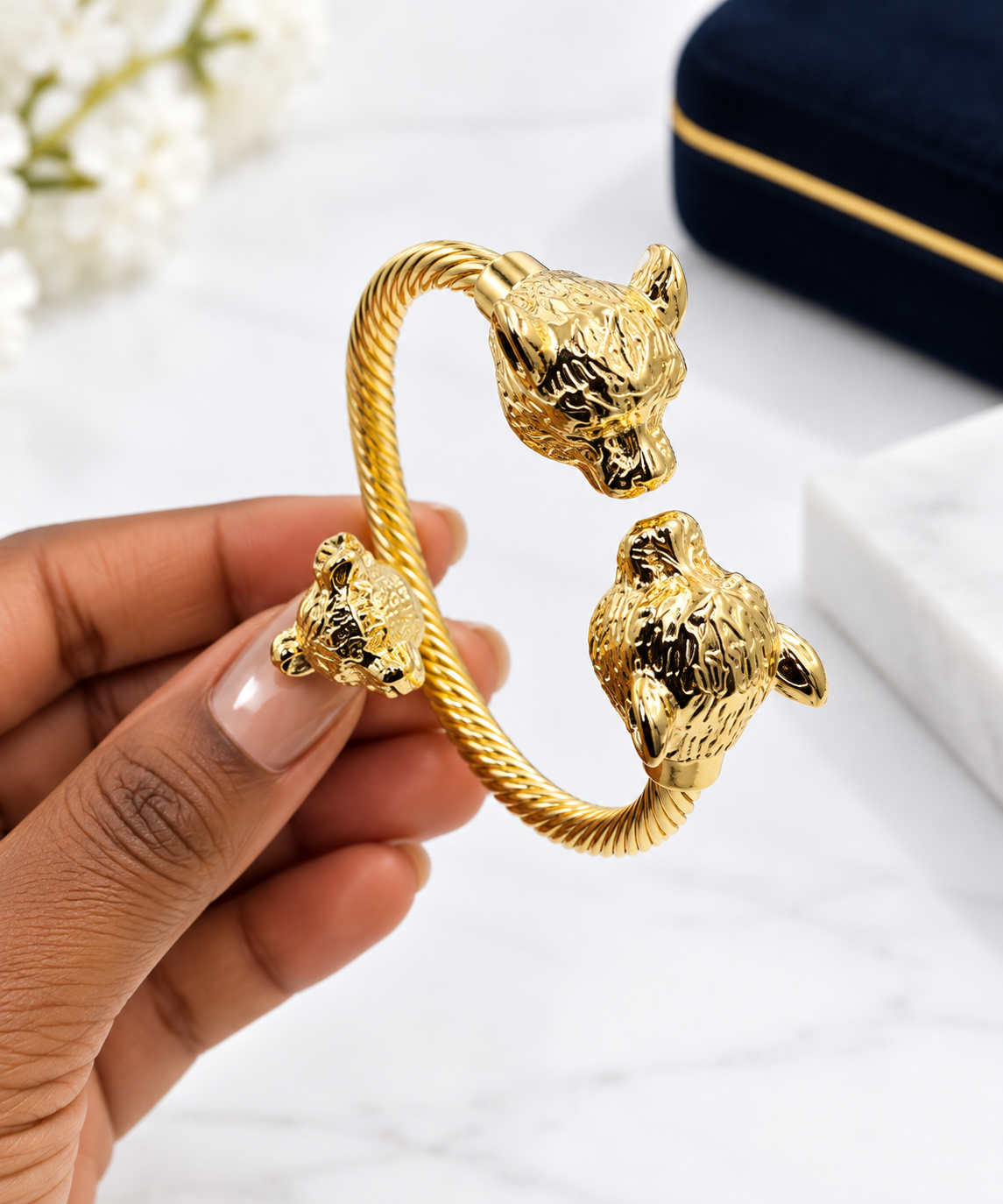 gold-leopard-bracelet-ring-set